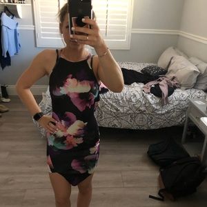 Flower mini dress